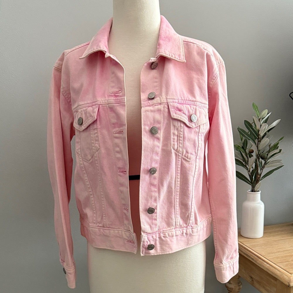GAP Light Pink Jean Jacket